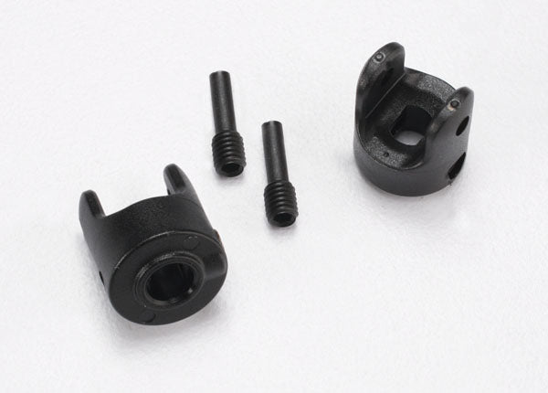Traxxas® 7057 Yokes, differential and transmission (2)/ 3x10mm screw pin (2)