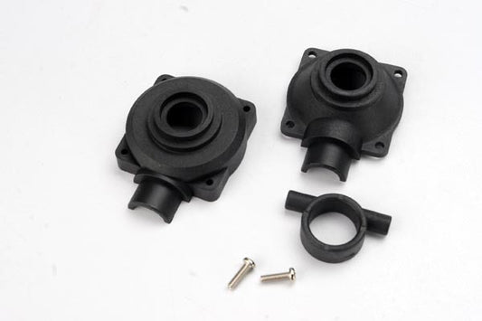 Traxxas@ 4980 Housings, diff (ring side/ non-ring side) (1 each)/ pinion collar (1)