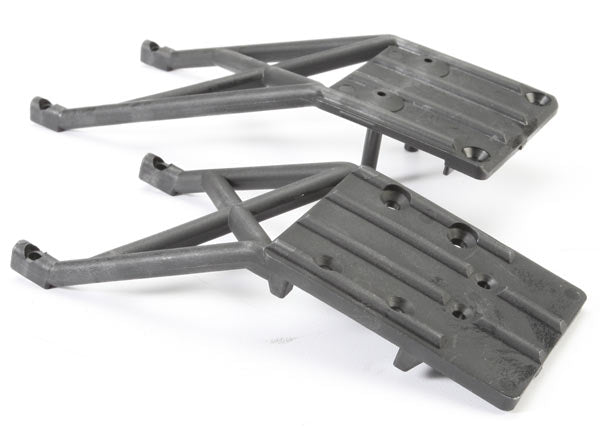 Traxxas@ 5837 Skidplates, front & rear (black)