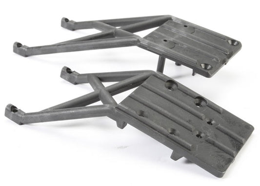 Traxxas@ 5837 Skidplates, front & rear (black)