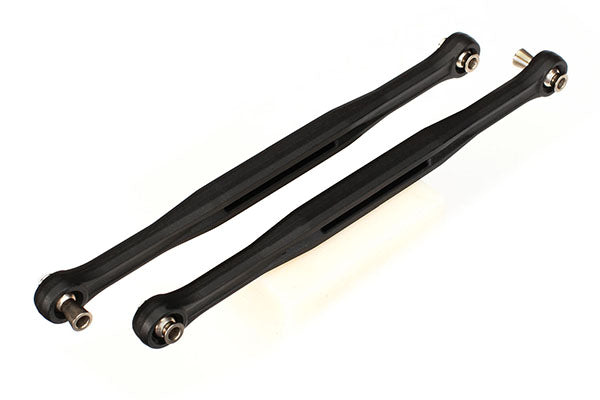 Traxxas® 7748 Toe links, molded composite, 173mm (158mm center to center) (black) (2)