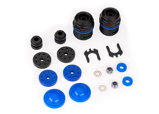 Traxxas® 7762 Rebuild kit, GTX shocks (lower cartridge, assembled, pistons, piston nuts, bladders) (renews 2 shocks)