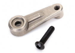 Traxxas® 8247X Servo horn, steering, metal/ 3x14 BCS (1)