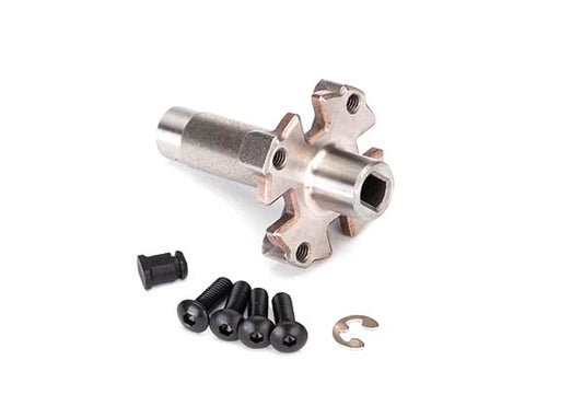 Traxxas® 8297 Spool/ differential housing plug/ e-clip/ 2.5x8mm BCS (with threadlock) (4)
