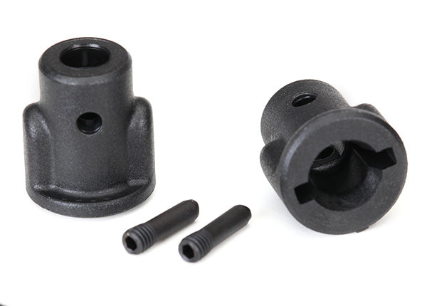 Traxxas® 8353 Drive cups, inner (2)/ screw pins (2)