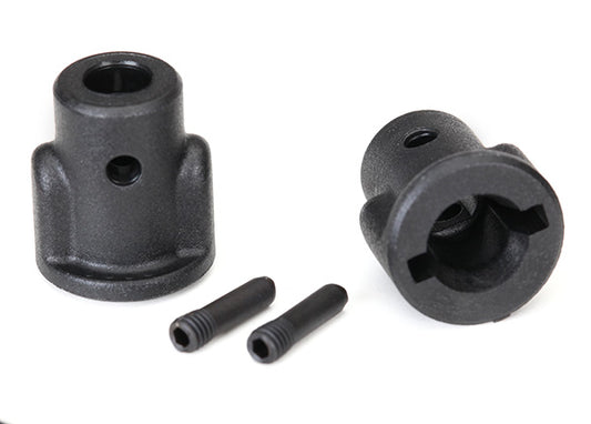 Traxxas® 8353 Drive cups, inner (2)/ screw pins (2)
