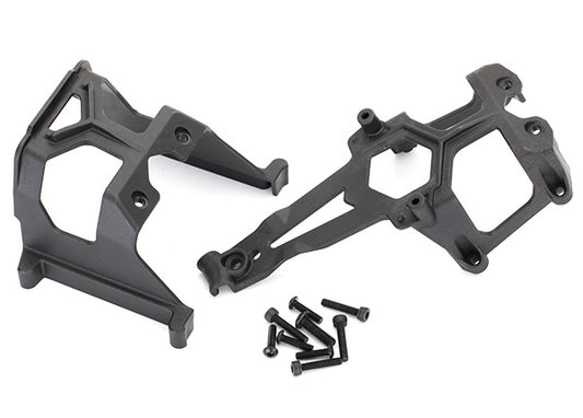 Traxxas® 8620 Chassis supports, front & rear/ 3x12mm BCS (4)/ 3x15mm CS (4)/ 4x14mm BCS (1