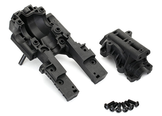 Traxxas® 8630 Bulkhead, front (upper and lower)/ 4x12mm BCS (6) (requires #8622 chassis)