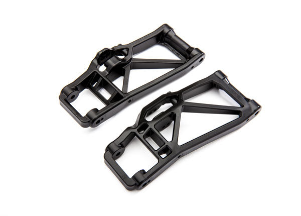 Traxxas® 8930 Suspension arms, lower, black (left and right, front or rear) (2)