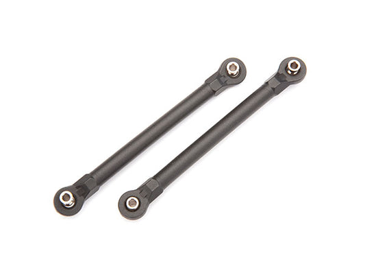 Traxxas® 8948 Toe links, molded composite, 100mm (89mm center to center) (black) (2)